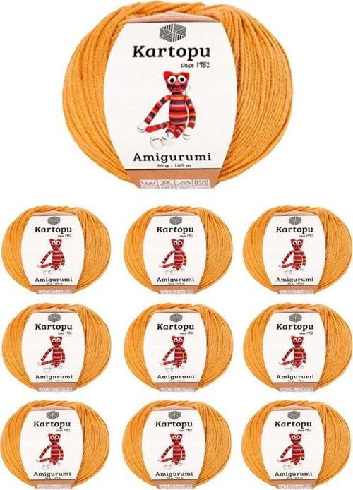 10 Adet Amigurumi El Örgü İpi 50Gr 355