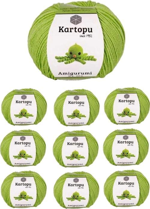 10 Adet Amigurumi El Örgü İpi 50Gr 404
