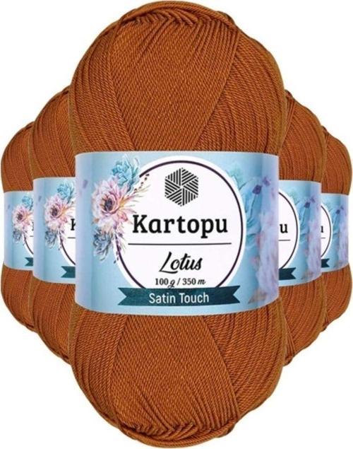 5 Adet Lotus Bikini Büstiyer Bluz Örgü İpi K302 Tarçın