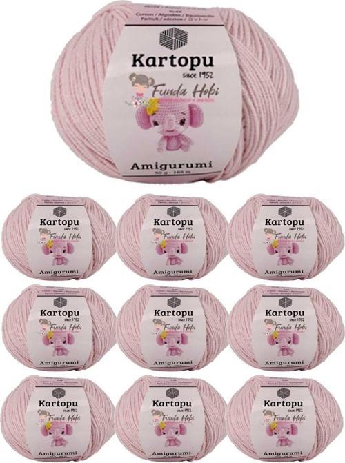 10 Adet Amigurumi El Örgü Ipi 50Gr 699