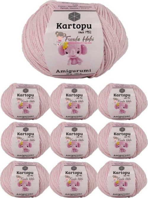 10 Adet Amigurumi El Örgü İpi 50Gr 699