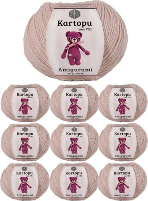 10 Adet Amigurumi El Örgü İpi 50Gr 793