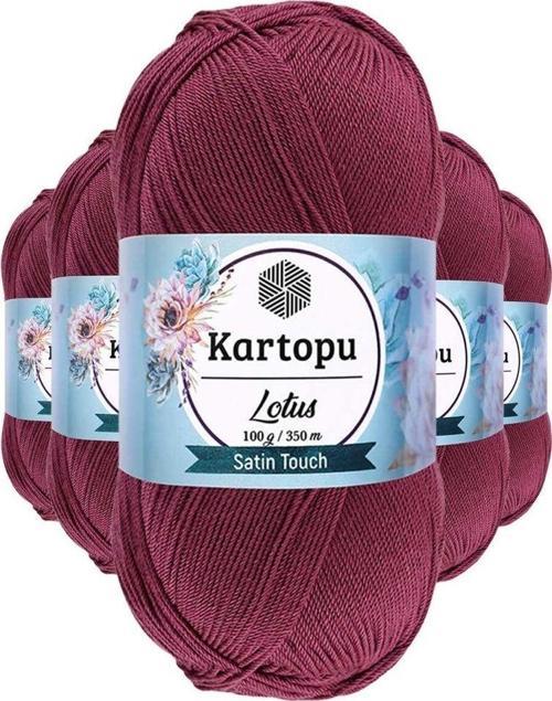 5 Adet Lotus Bikini Büstiyer Bluz Örgü İpi K756 Begonvil