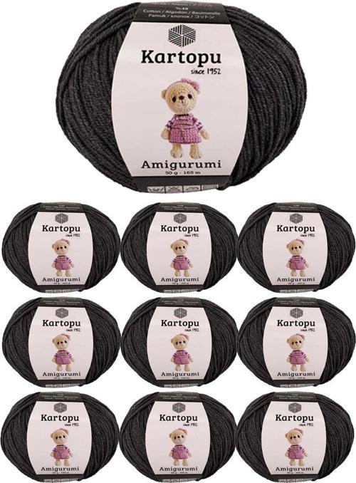 10 Adet Amigurumi El Örgü İpi 50Gr 995