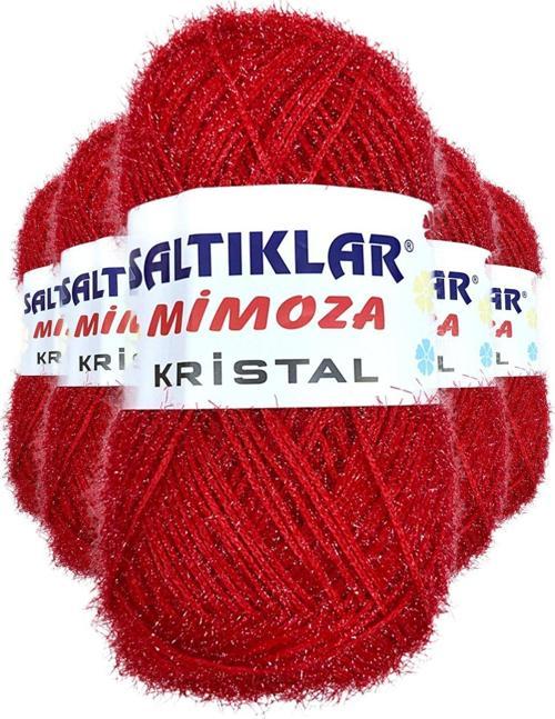 5 Adet Mimoza Kristal Işıltılı Şal Patik Yelek Ipi 25
