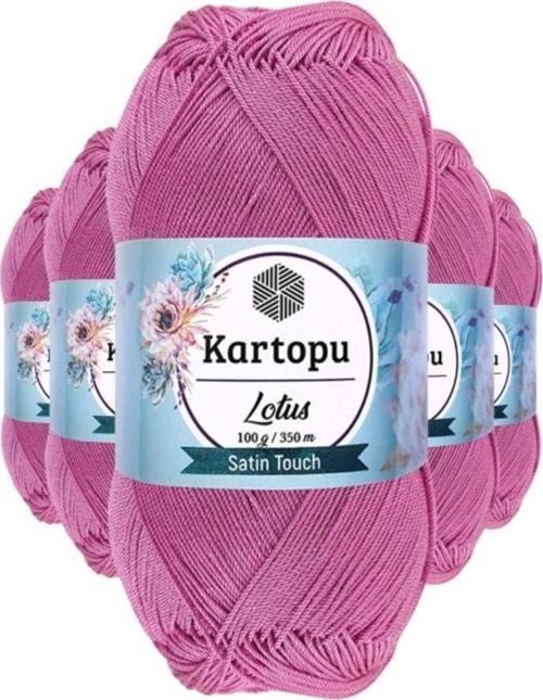 5 Adet Lotus Bikini Büstiyer Bluz Örgü İpi K775 Leylak