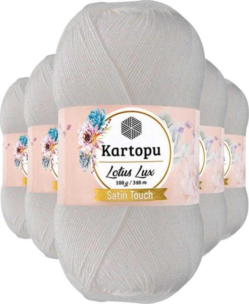 5 Adet Lotus Lux Bikini Büstiyer Bluz Simli Örgü İpi K010 Beyaz