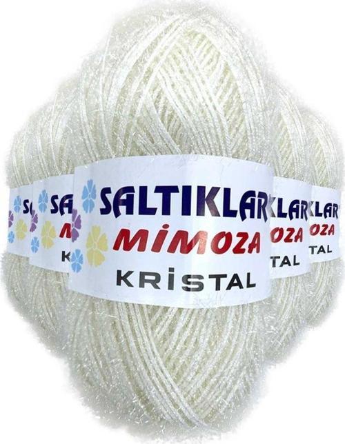 5 Adet Mimoza Kristal Işıltılı Şal Patik Yelek Ipi 64