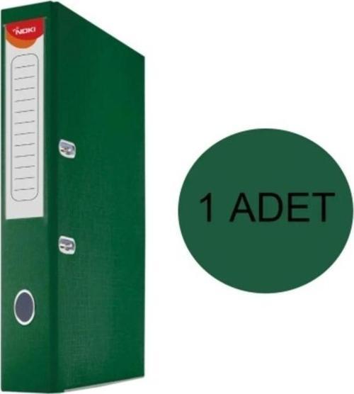 Noki Geniş Plastik Klasör Çakmalı Yeşil 1 Adet
