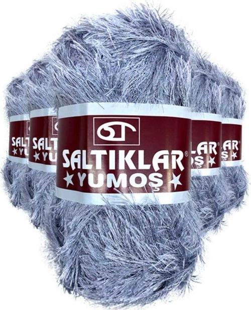 5 Adet Yumoş Sakallı El Örgü Ipi Yünü 06