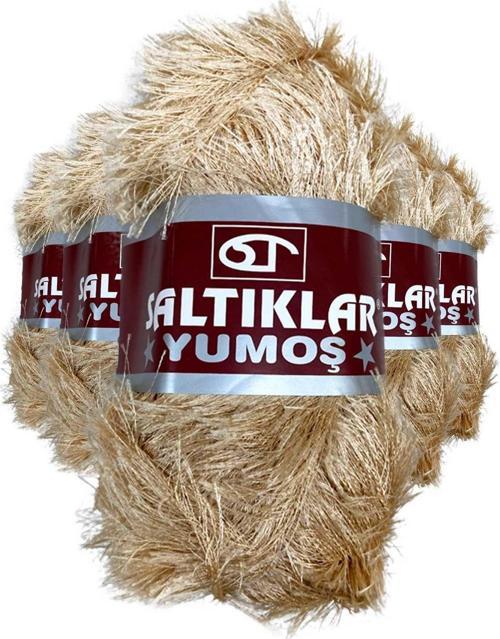 5 Adet Yumoş Sakallı El Örgü Ipi Yünü 100