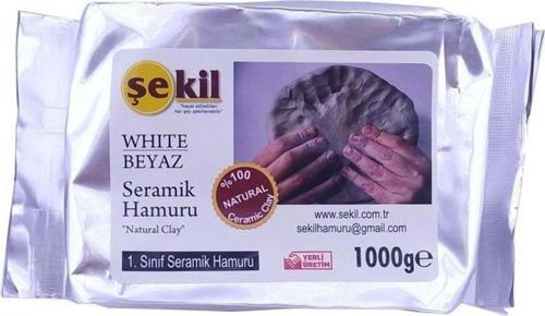 1000 Gr Seramik Hamuru Beyaz