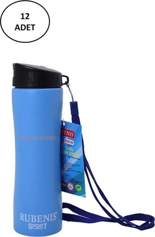 Matara İnce Gövde 6 Renk Çelik 500 Ml Rcm-04 12 Adet