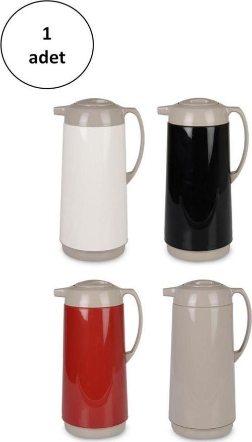 Plastik Karışık Renkli 1.6Lt Termos 1 Adet-Royaleks-Crm6007