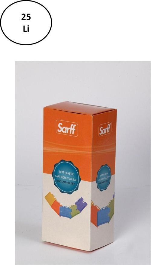 Sarff Kart Muhafaza Kabı Çift Taraflı Şeffaf 25 Li