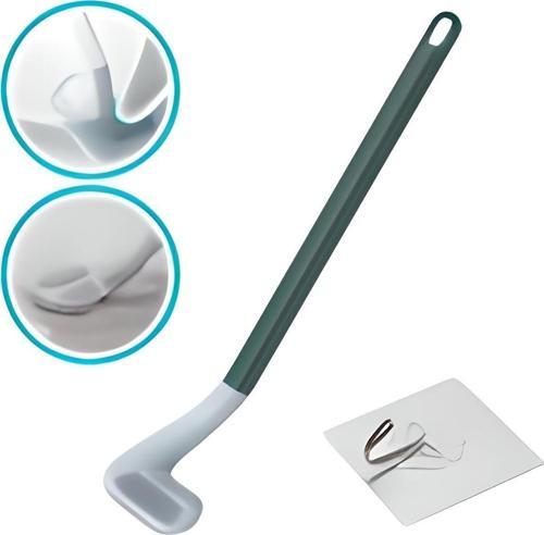 Silikon Wc Klozet Mutfak Temizlik Fırçası Golf Tasarımlı Kanca