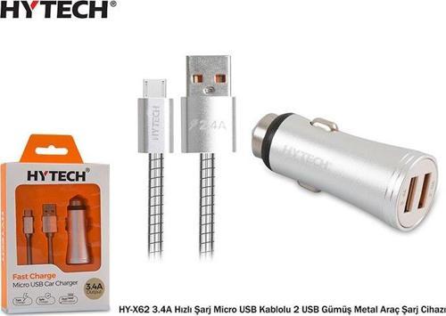 HY-X62 3.4A Hızlı Şarj Micro USB Kablolu 2