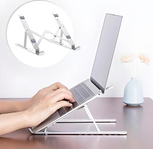 Ayarlanabilir Dizüstü Destek Tabanı Tamamen Katlanabilir Taşınabilir Laptop Yükseltici