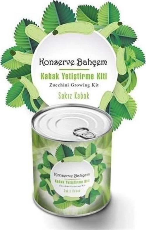 B.G.B. Buffer® Konserve Bahçem Evde Konservede Sakız Kabak Yetiştirme Kiti