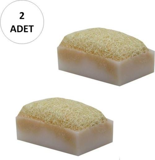 2 Adet Doğal Kabak Lifli Keçi Sütü Sabunu
