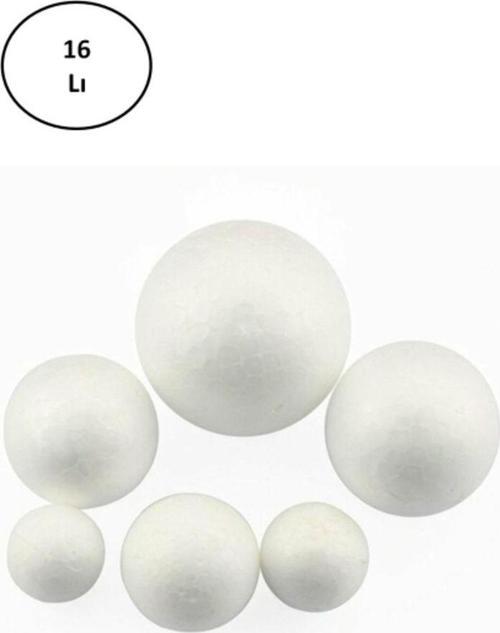 Strafor Köpük Top 8 Cm 16'Lı