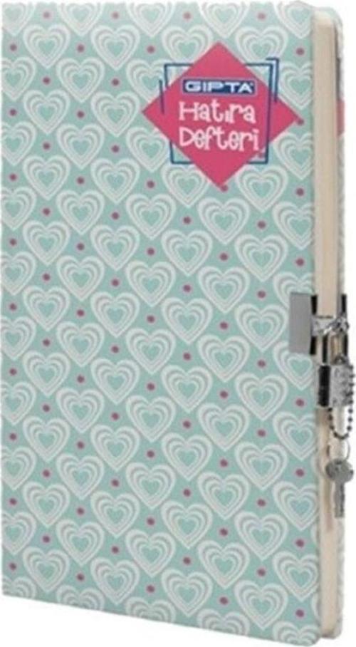 Gıpta Hatıra 17X24 120 Yaprak Kilitli İp Dikişli Sert Kapaklı Defter
