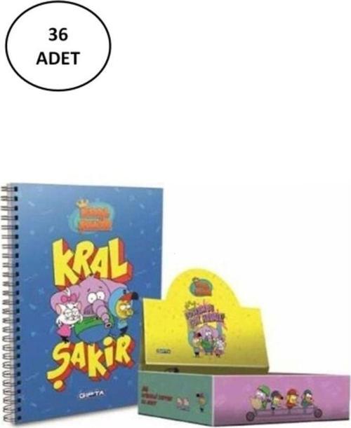 Gıpta Kral Şakir Spiralli A6 Karton Kapaklı Defter Stand