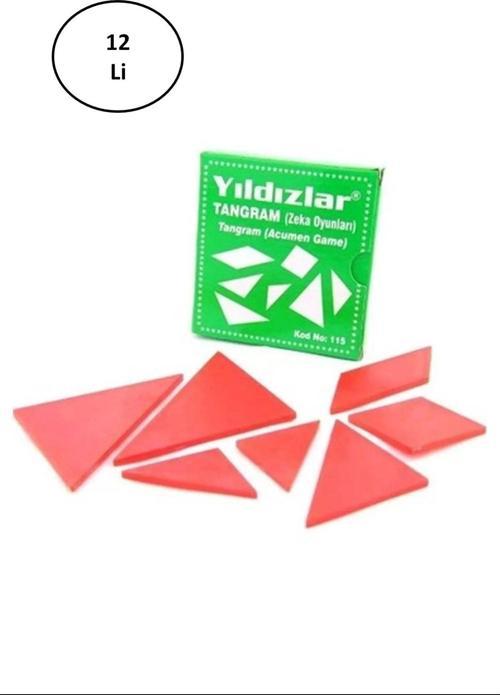 Yıldızlar Tangram Zeka Oyunu 12'Li