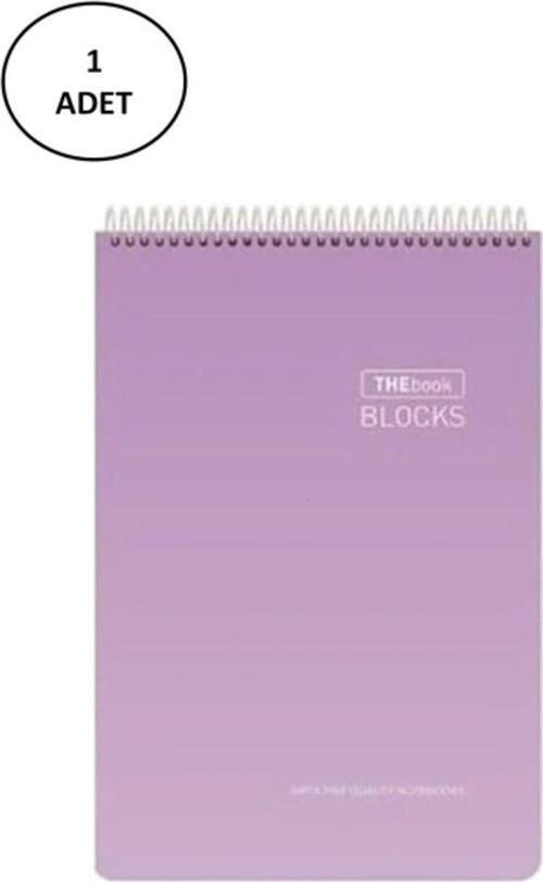 Ipta Thebook 17X24 100 Yaprak Kareli Spiralli Sert Kapak Bloknot