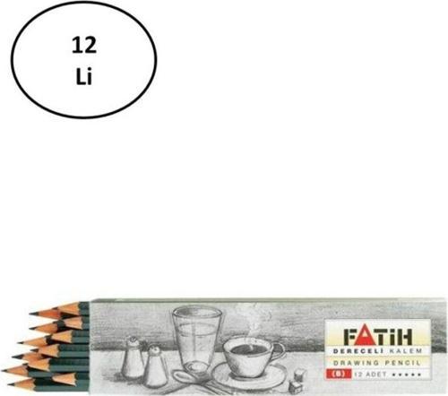  Fatih Kurşun Kalem Dereceli B - 12'Li Paket