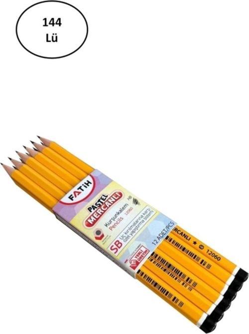  Fatih Kurşun Kalem Pastel Mercanlı 144'Lü