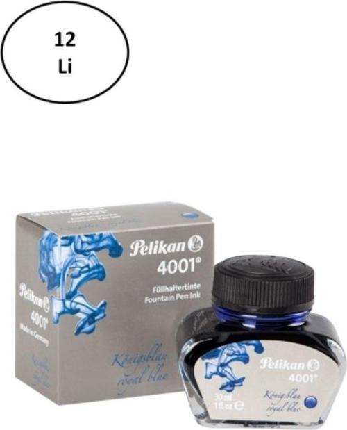 4001 Yazı Mürekkebi Royal Mavi 12'Li