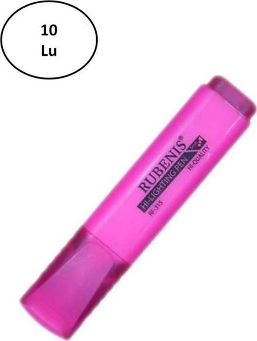 Fosforlu Kalem  M 315 Pembe 10'Lu