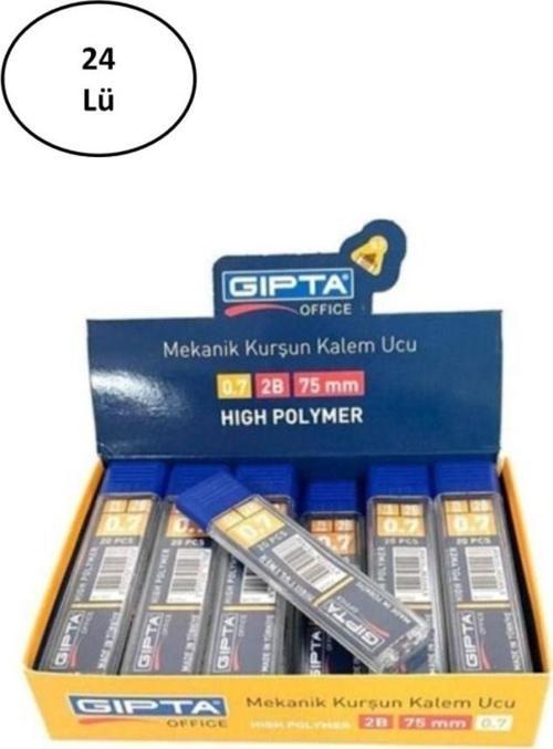 Gıpta 75Mm 2B 0,7Mm Kalem Ucu 20Li Tüp 24'Lü