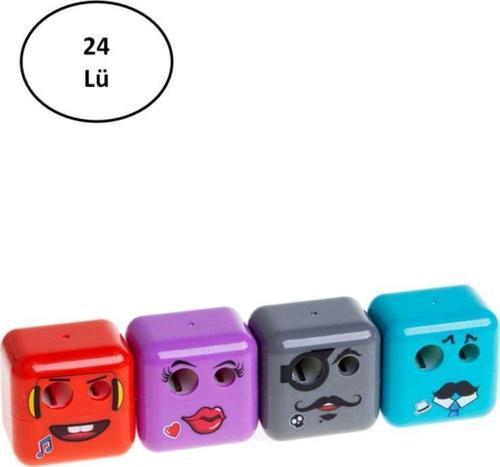 Adel Cubies Emoji Kalemtıraş 24'Lü
