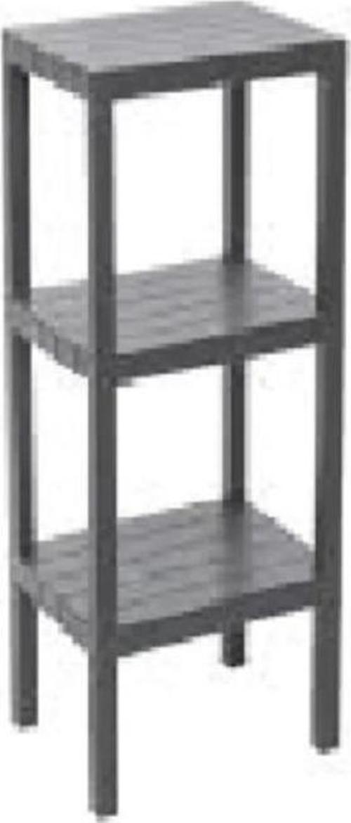Modüler 3 Katlı Raf Siyah Royaleks-81302