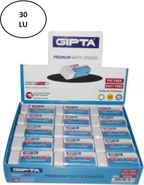 Gıpta Silgi Premium Pvc-Dust Free Beyaz (30 Lu Paket)