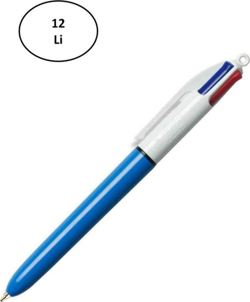 Bic Tükenmez Kalem Mekanizmalı 4 Renk 982866 12'Li