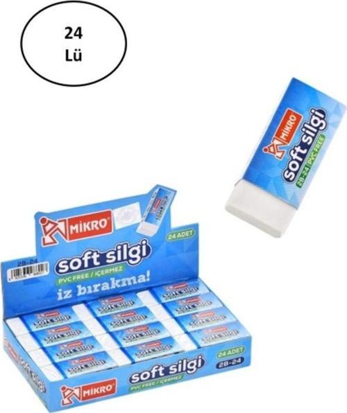Mikro 2B-24 Soft Silgi 24 Lü