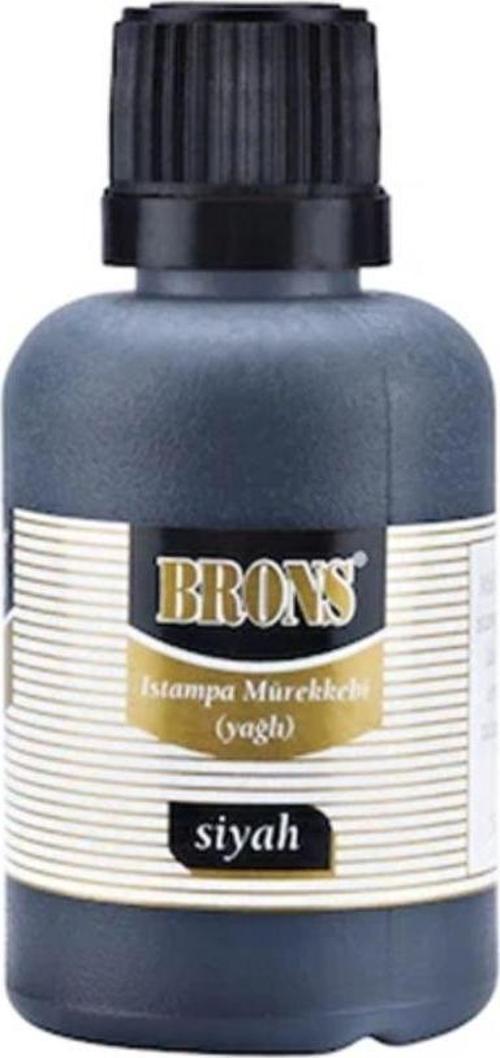 Brons Istampa Mürekkebi Yağlı 500 Cc Siyah Br-320