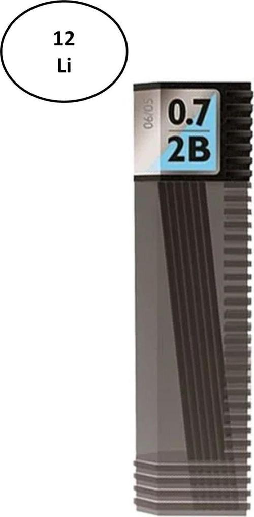 Tombow Lv-T-R7-Rg Leader Spare 0,7 Mm 2B Kalem Ucu 12'Li