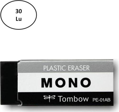 Tombow Mono Silgi, 23X11X55Mm, Siyah 30'Lu