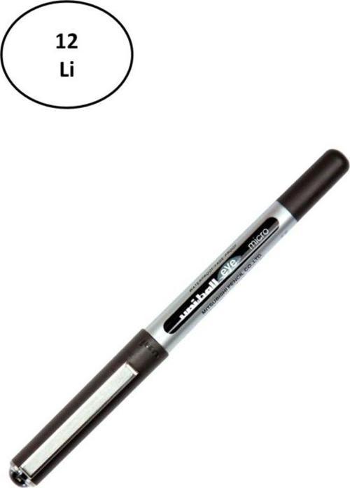 Uni-Ball Ub-150 Eye Micro Roller Kalem 0.5 Mm Siyah Kalem 12'Li