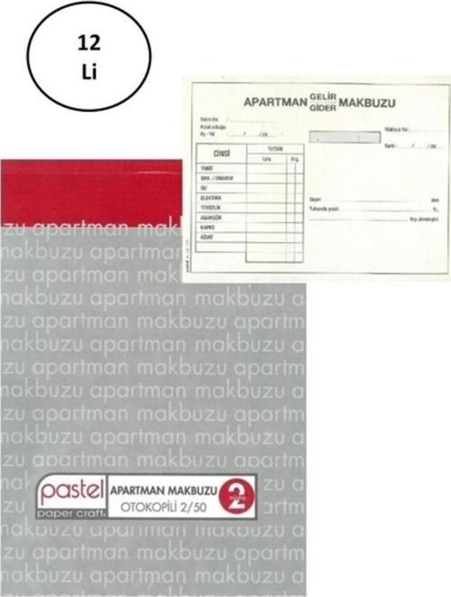 Apartman Makbuzu Otokopili 2-50 Nüsha 12'Li