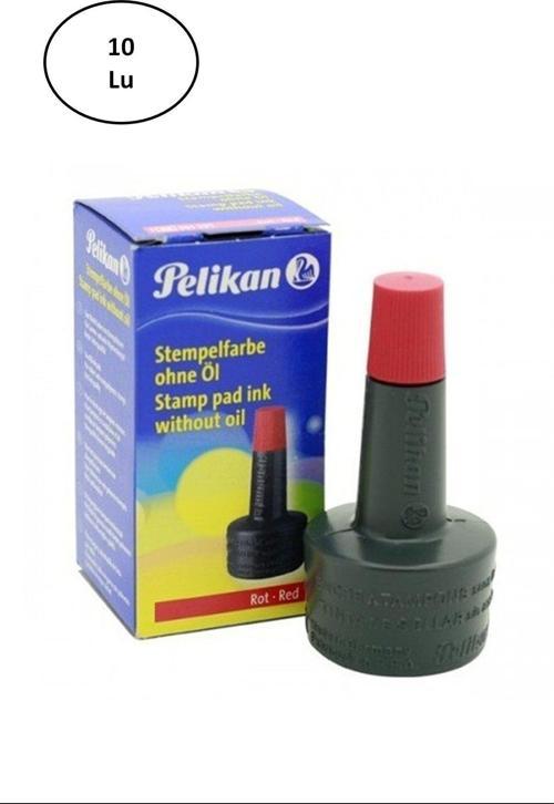 Pelikan Stampa Mürekkebi Kırmızı 28 Ml 10'Lu