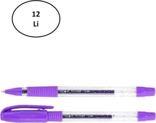 Pensan Glitter Simli Jel Kalem Vıolet 1 Mm 12'Li