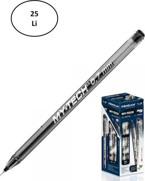 Pensan My Tech Tükenmez Kalem 0.7 Mm Siyah 25'Li