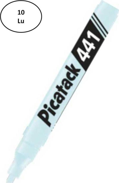 Picatack 441 Fosforlu İşaretleme Kalemi Pastel Yeşil 10'Lu