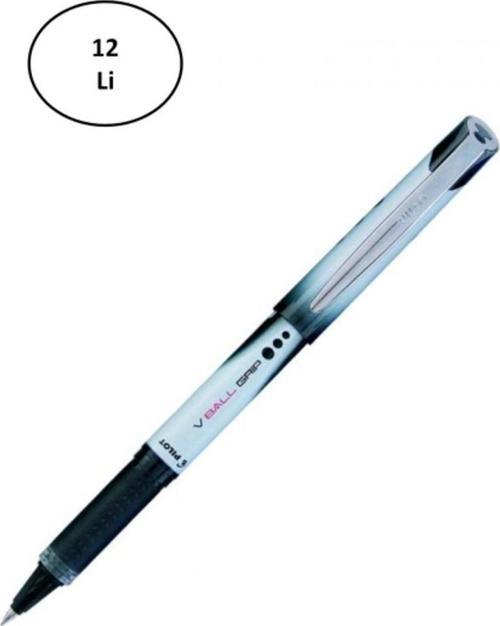 Pilot Kalem V-Ball Grip 0.5 Siyah 12'Li
