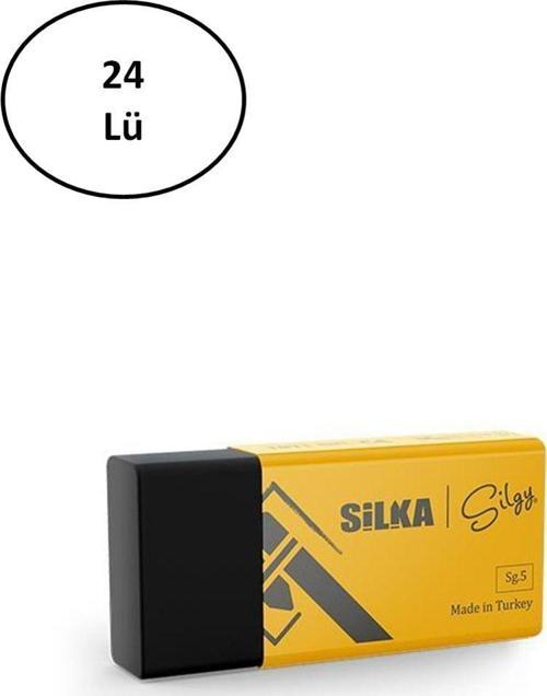 Silka Black Rock Orta Boy Silgi 24'Lü